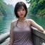 用户差旅达人Cindy的头像，女性，机场背景，商务装扮
